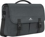Messenger Bag for Men, Women Briefcases Lightweight Men's Laptop Bag 15.6 inch Water Resistant Crossbody School Satchel Bags for Boys Computer Work Office Bag with Shoulder Strap, Black